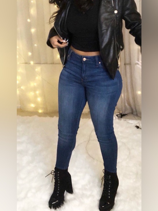 Celebrity Pink Denim - Celebrity Pink Dark Wash Skinny Jeans